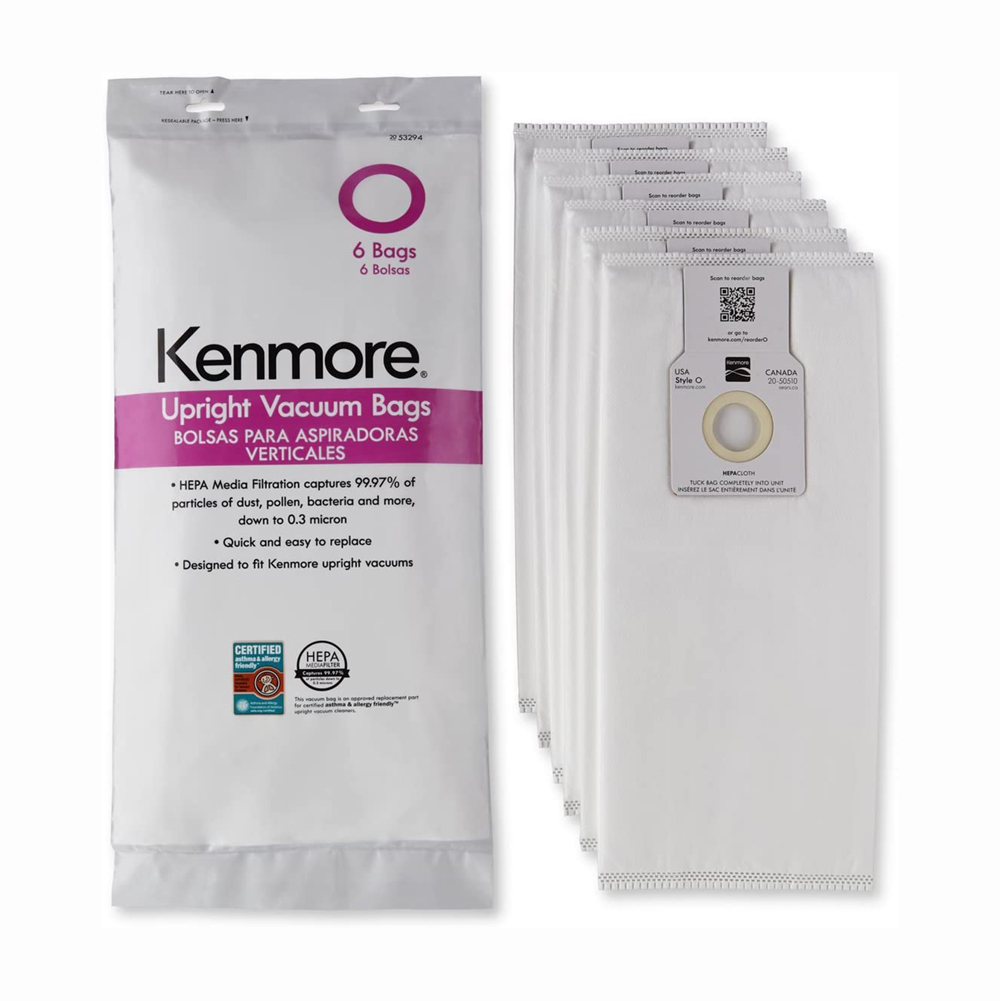Wholesale Kenmore 53294 Style O HEPA Cloth Vacuum Bags for Kenmore ...